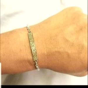 Showy Sparkle Brown Bracelet